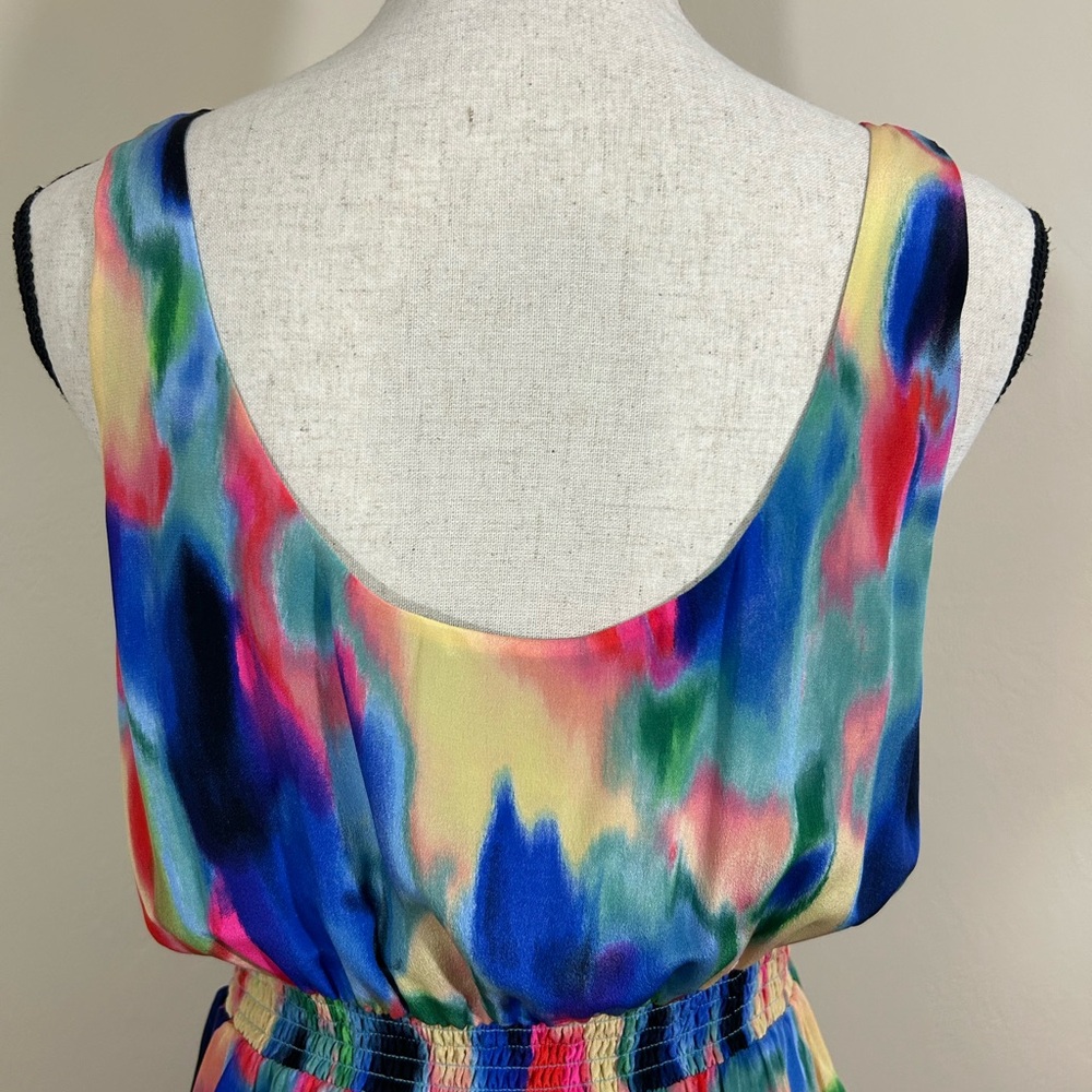 Maeve Multicolor Abstract Maxi Dress - Picture 10 of 16